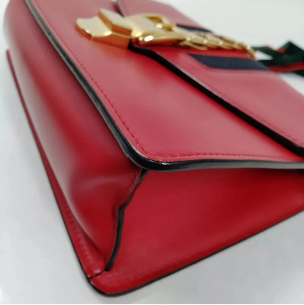Gucci Sylvie Sherry Line Hand Bag   Leather - Picture 5 of 8